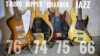 The 3 Classic Gibson Long Scale Basses -VS- Holy Grail JAZZ BASS