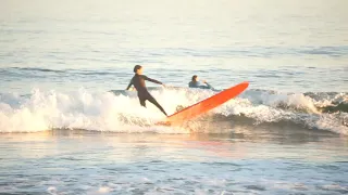 Longboard Surfing in Small Wave Wonderland Montauk NY