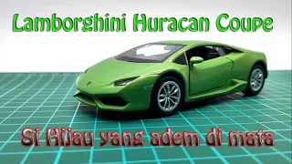 Rmz City Lamborghini Huracan Coupe Green Free Wheels Miniatur Diecast Mobil Lamborghini Huracan
