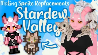 How I Made my Character (and my Cat) in Stardew Valley - Simple Sprite Replacement Tutorial