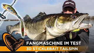 HECHT, BARSCH & ZANDER auf JIG SPINNER I 3D STICKLEBAIT TAILSPIN im Test I SAVAGE GEAR