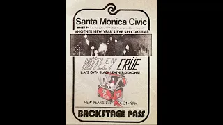 Motley Crue NYE Countdown 1982 [Audio]