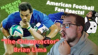 Brian Lima: The Chiropractor | Big Hits and Amazing Tries! *American Reacts*