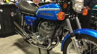 INCREDIBLE RESTORATION! 1972 Kawasaki H2 750 TWO STROKE TRIPLE MOTORCYCLE! Amazingly Clean