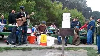 Bucket Drum Jam Duo at Hardly Strictly in San Francisco 2010