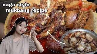 Simple & Easy Way To Cook Pork | Naga Recipe | #mukbang Special 🤭