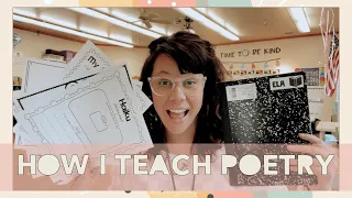 How I Teach Poetry