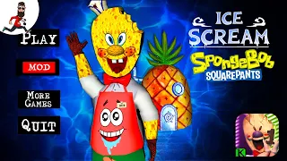 🧽 Rod is Spongebob  🧽  ICE SCREAM 🧽 Full Gameplay 🧽