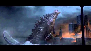 Godzilla 2014 - Victory Roar Extended scene