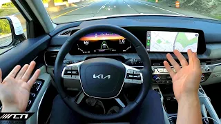 2023 Kia Telluride SX Prestige POV Drive Review! BEST Highway Drive Assist System?