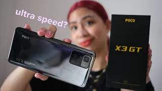 POCO X3 GT CAMERA tour + unboxing!