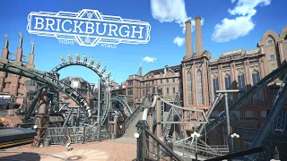 Brickburgh - Steampunk Theme World Inspired by Rookburgh - Planet Coaster POV