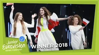 Roksana Węgiel - Anyone I Want To Be - Poland 🇵🇱 - WINNER - LIVE - Junior Eurovision 2018