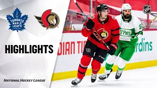 Maple Leafs @ Senators 3/14/21 | NHL Highlights