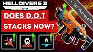 DOMINATE HELLDIVERS 2 in this NEW UPDATE by Stacking DAMAGE OVER TIME!