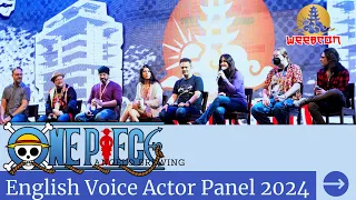 One Piece Voice Actors Panel Weebcon 2024