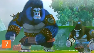 🐼КУНГ ФУ ПАНДА #7 🐼 KUNG FU PANDA. Остров диких опасных горилл!!
