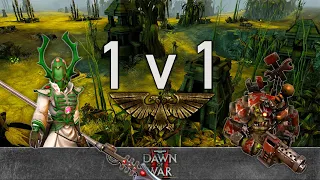 Warhammer 40k: Dawn of War 2 - 1v1 | Sasha - Warlock [vs] Fathom - Mekboy
