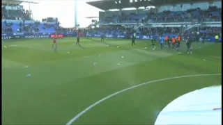 REAL MADRID PRE-GAME WARM UP vs SD Huesca. Calentamiento del Real Madrid ante Huesca