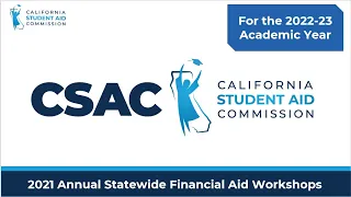 2021 Annual Statewide Financial Aid Workshop