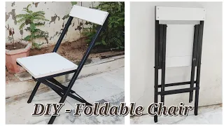 How To Make A Folding Chair || DIY - Foldable Chair