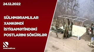 Sülhməramlılar Xankəndi istiqamətindəki postlarını sökürlər