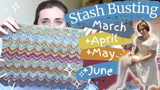 Why I've been hiding.... Stash Busting March, and April, and May, and June 🙈