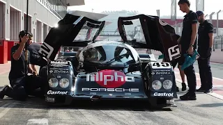 Unveiling Porsche 962 C's Thrilling Victory at Dubai GP