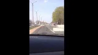 Трасса Мариуполь-Донецк пост Волноваха 17.04.2014