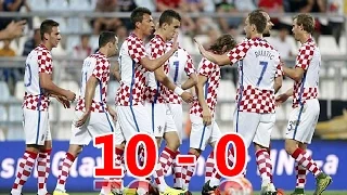 🇭🇷 Croatia 10 - 0 San Marino 🇸🇲 - 4 June 2016 - All goals