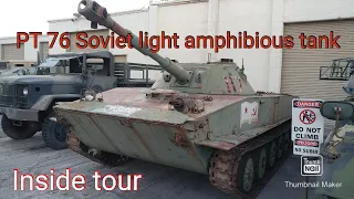 Inside Soviet PT 76/Внутри Советского ПТ 76