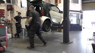 Smart Car Engine Removal, We took our time