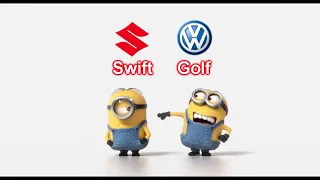 Volkswagen Golf vs Suzuki Swift