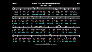 God Is Love, Let Heaven Adore Him  [Rees / ABBOT'S LEIGH]  mod. / CWB2:499
