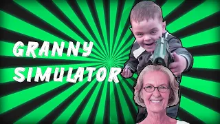 2 Grannies 1 Grandson (Granny Simulator Funny Moments) BEAT UP YOUR SON FOR FUN!