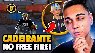 FREITAS SE IMPRESSIONOU COM VERIFICADO CADEIRANTE NO CS RANK - free fire