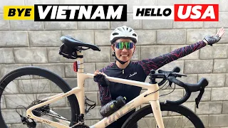 Bye Vietnam, I'm Going to the USA! 🚴🇺🇸