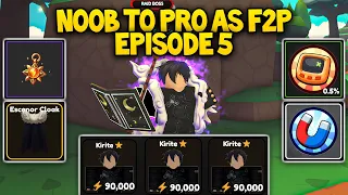 Noob To Pro As "F2P" [Episode-5] | Anime Punch Simulator | Roblox