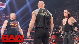 WWE 2K22 FULL MATCH - BROCK LESNAR - GOLDBERG - UNDERTAKER: RAW