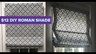 How To Make A Roman Shade From Mini Blinds - Cheap DIY Room Decor Ideas