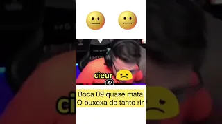 Boca 09 quase matou o Buxexa de tanto rir 🤣 🤣