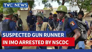 NSCDC Operatives Arrest Suspected Gun Runner in Imo State (SEE VIDEO)