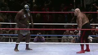 Kamala vs. George Steele: November 24, 1986