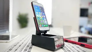 3-IN-1 Phone Stand with Bluetooth Speaker & Clock