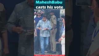MaheshBabu casts his vote #MaheshBabu #NamrataShirodkar