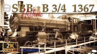 SBB Historic  Dampflok   B 3/4 1367