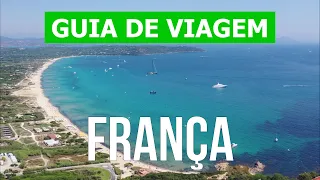 Praias da França | Resorts, mar, turismo, natureza, lugares | 4k vídeo | França férias na praia