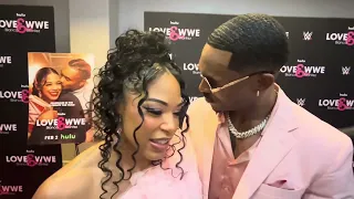 PWI Catches Up with Bianca Belair & Montez Ford on the “Love and WWE” Red Carpet