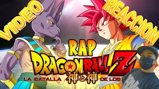 LA BATALLA DE LOS DIOSES RAP - GOKU VS BILLS | IVANGEL MUSIC | DRAGON BALL Z RAP | Video Reacción