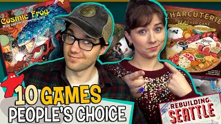 10 Board Games Being Played NOW - "People's Choice" Board Game Picks!